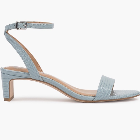 NWT Vince Camuto Lilla Ankle Strap Sandal Celeste Blue 8.5 - Picture 3 of 8